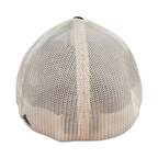 Camo Logo Flex Fit Gray & White Hat