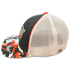 Orange Camo Logo Flex Fit Hat